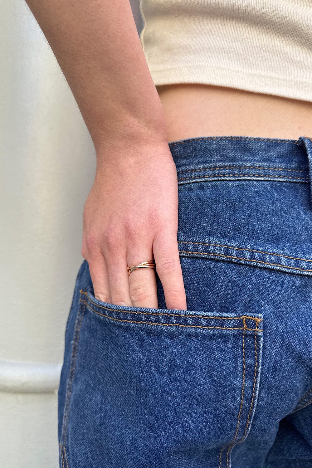Interlocking Ring | Gold