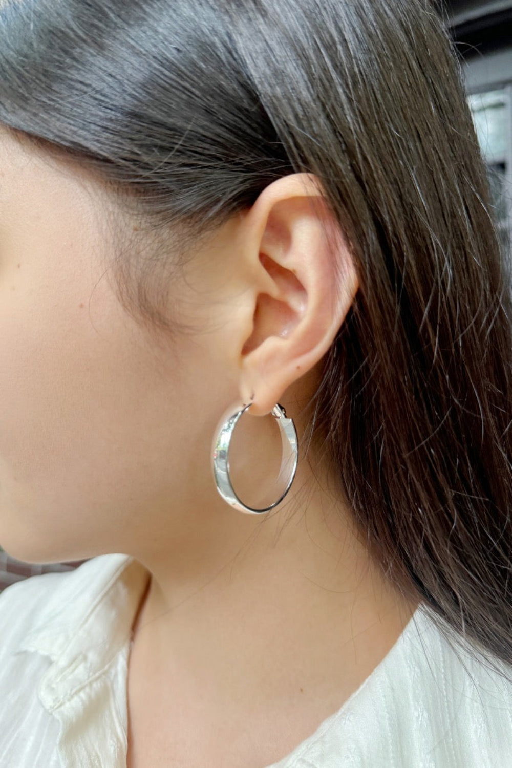 Hoop Earrings | Silver