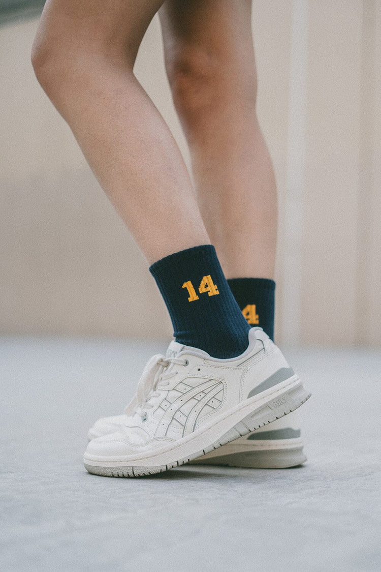 14 Crew Socks | Navy Blue