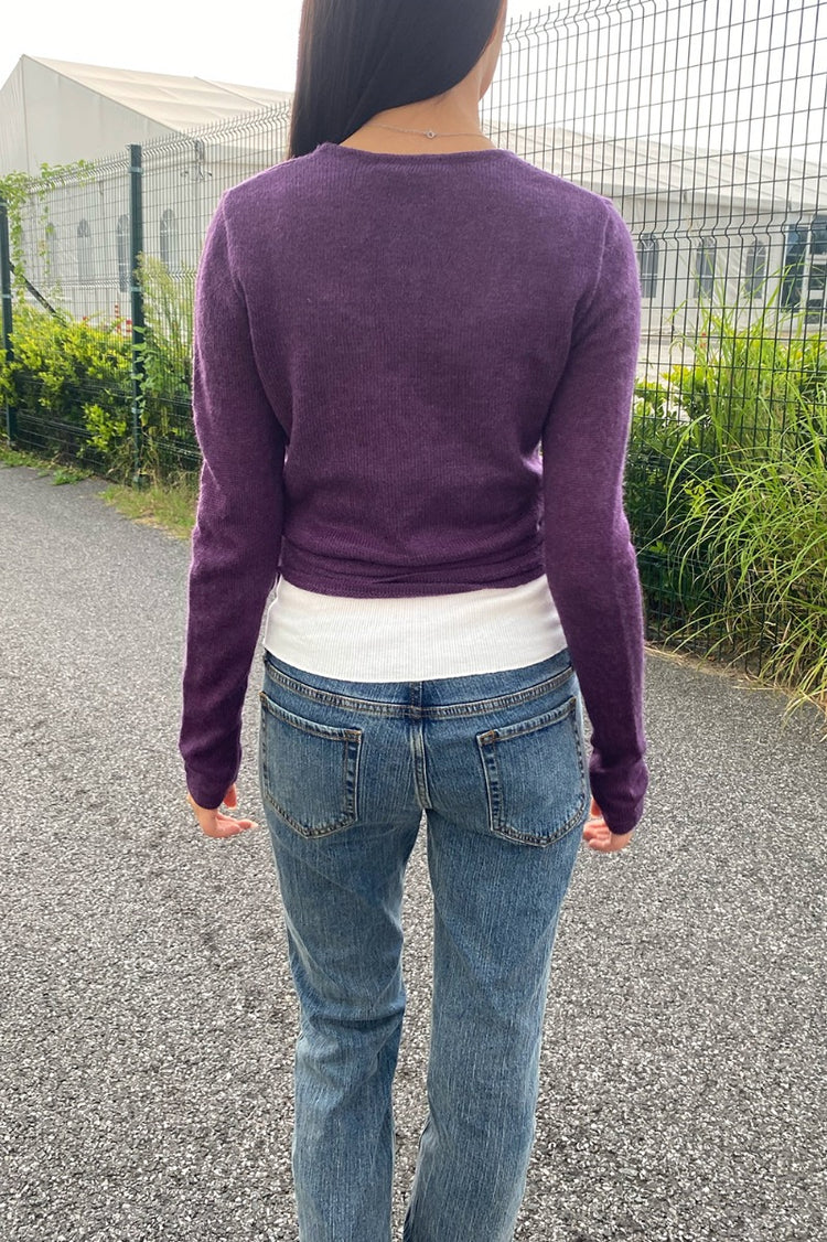 Coco Knit Top | Purple / XS/S