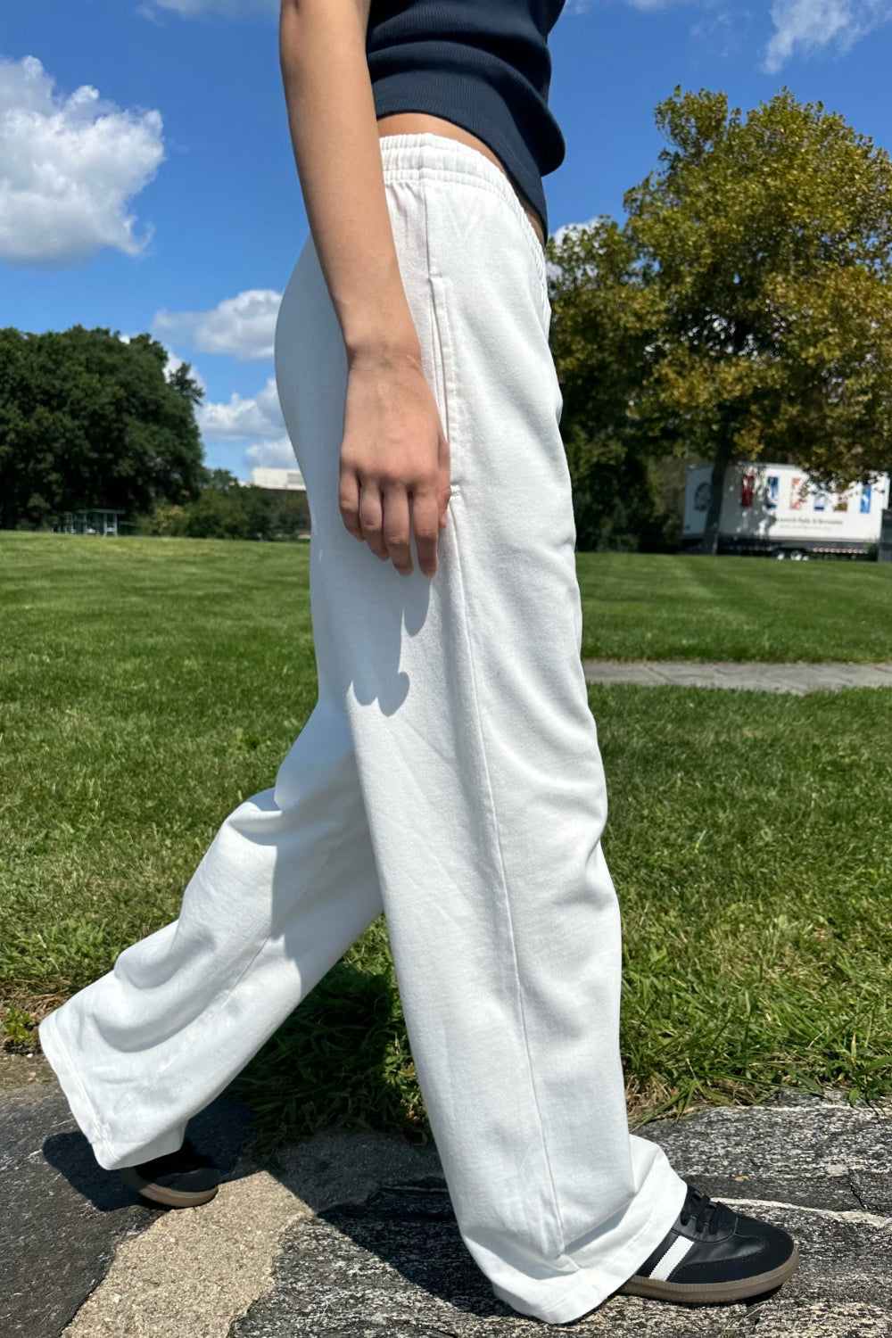 Anastasia Sweatpants | White