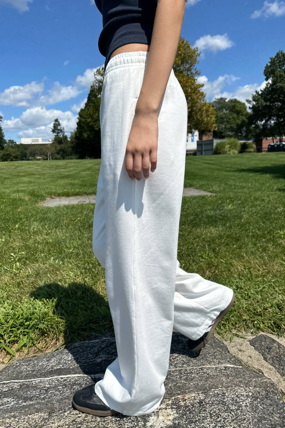 Anastasia Sweatpants | White