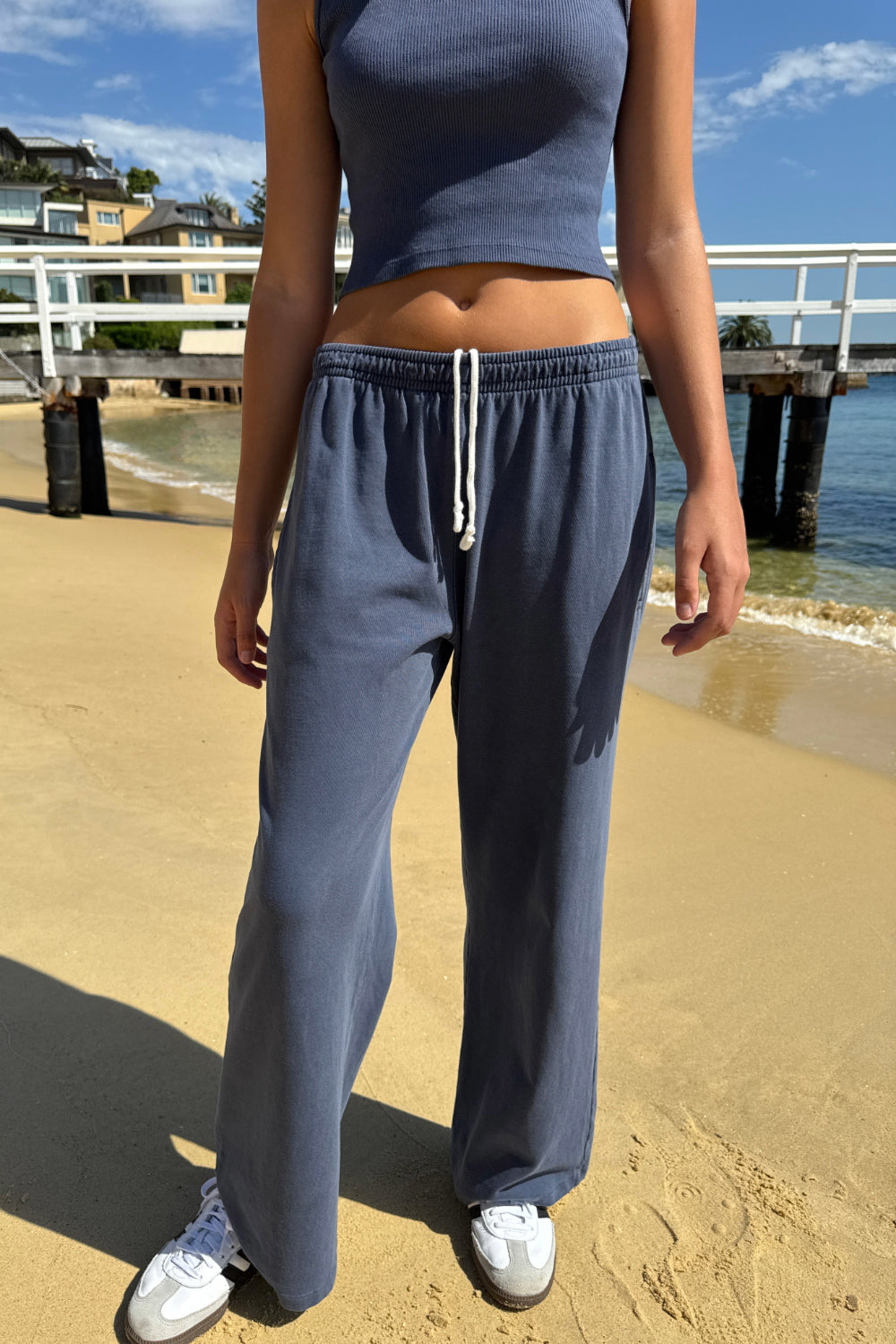 Anastasia Sweatpants | Faded Navy Blue