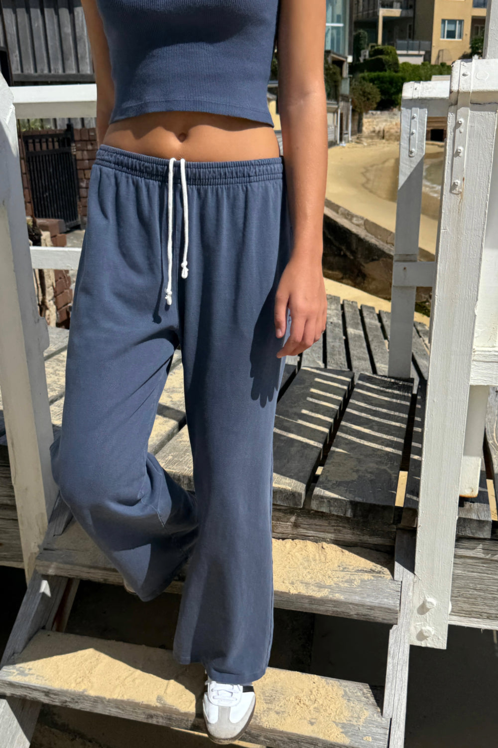 Anastasia Sweatpants | Faded Navy Blue