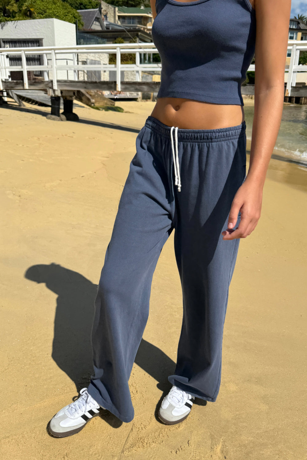 Anastasia Sweatpants | Faded Navy Blue