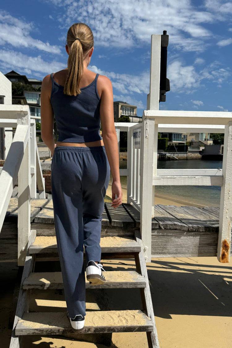 Anastasia Sweatpants | Faded Navy Blue