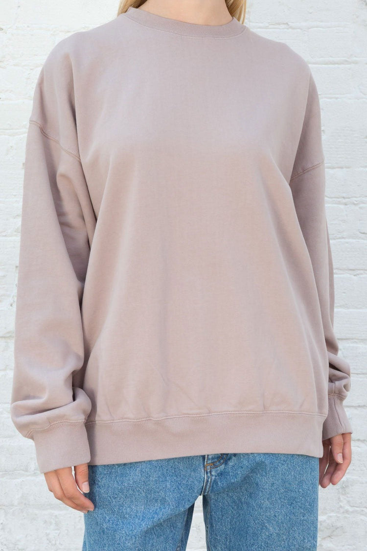 Erica Oversized Sweatshirt | Stone Taupe