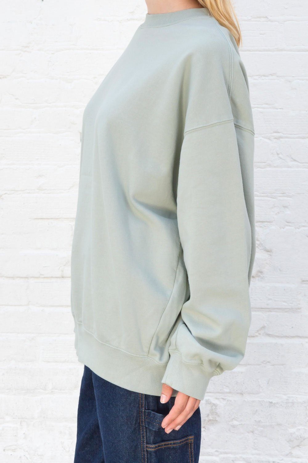 Erica Oversized Sweatshirt | Sage Green