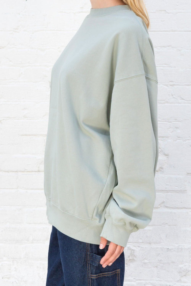 Erica Oversized Sweatshirt | Sage Green