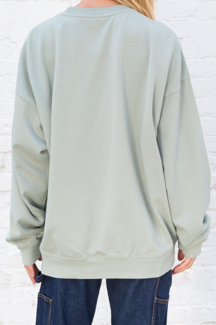 Erica Oversized Sweatshirt | Sage Green