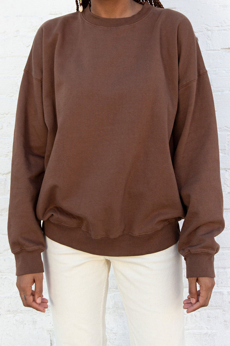 Erica Oversized Sweatshirt | Brown