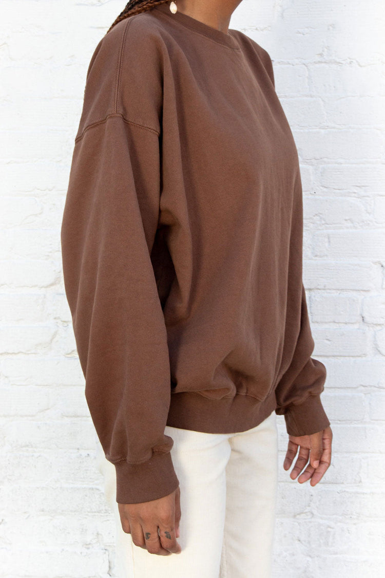 Erica Oversized Sweatshirt | Brown