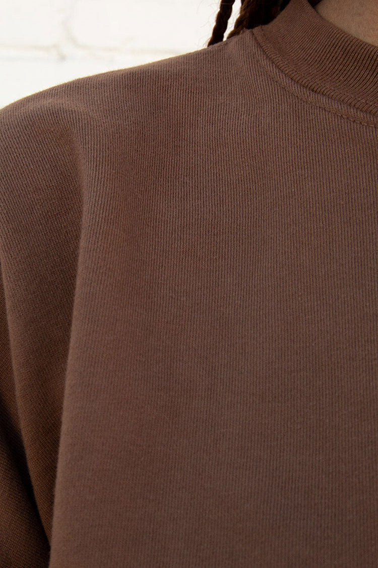 Erica Oversized Sweatshirt | Brown