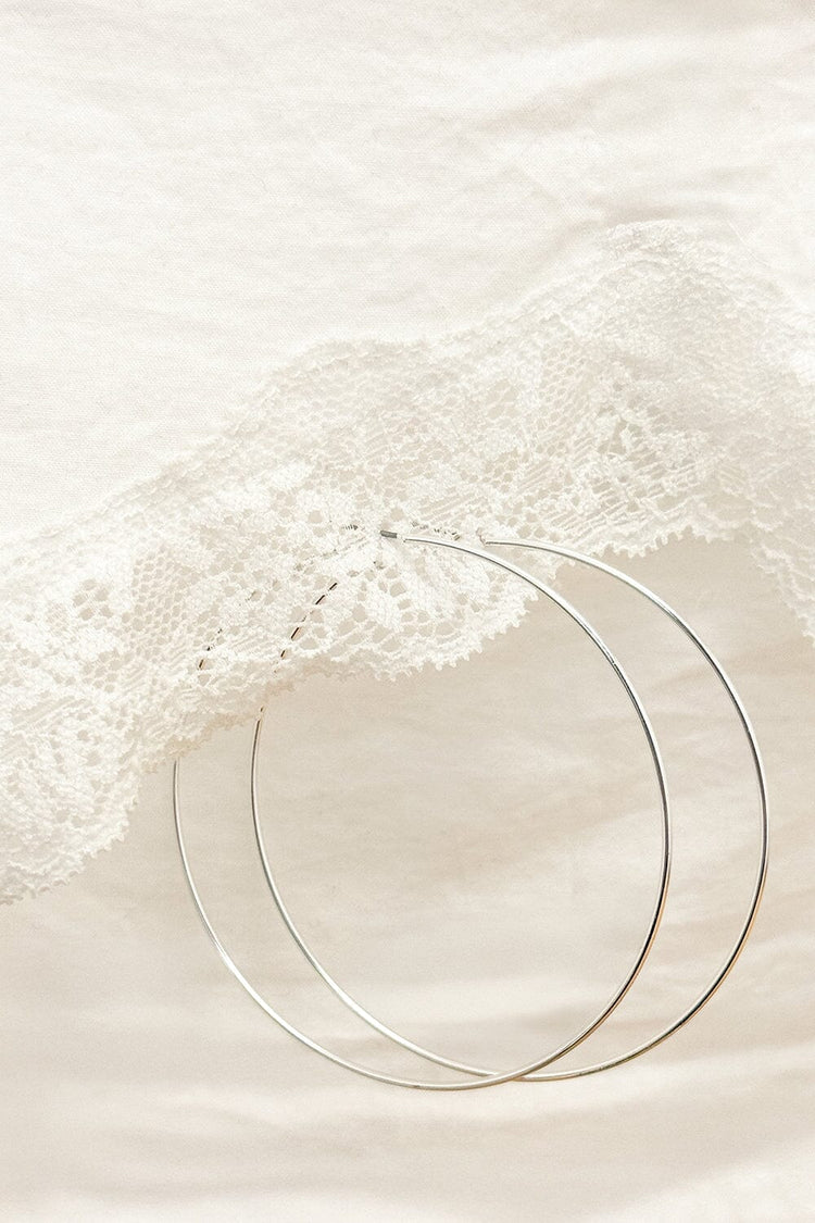 Hoop Earrings | Silver