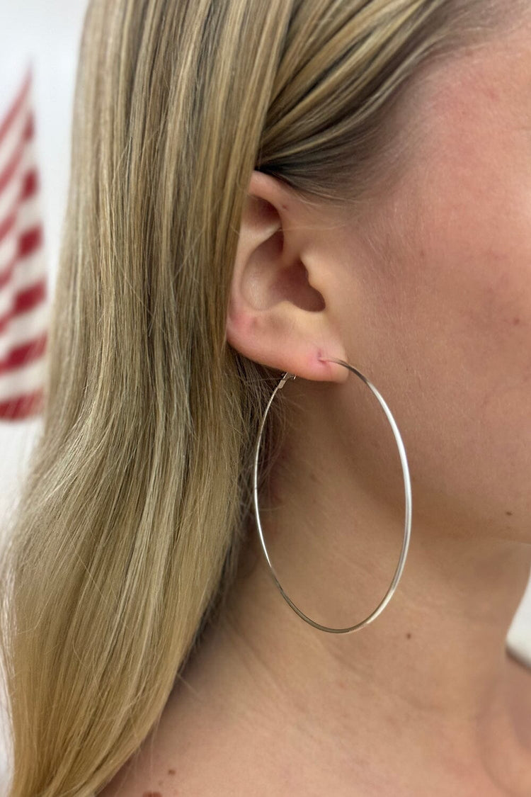 Hoop Earrings | Silver