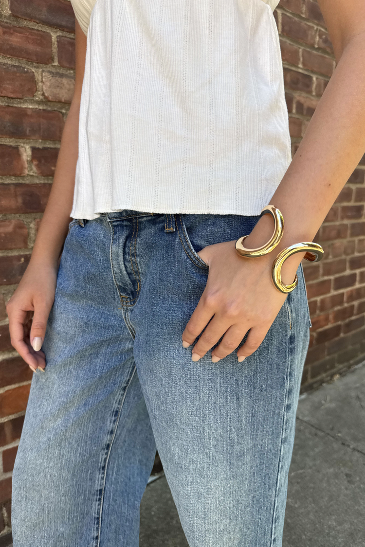 Rigid Bracelet | Gold