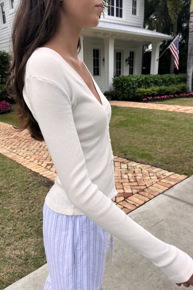 Paige Ruffle Long Sleeve Top