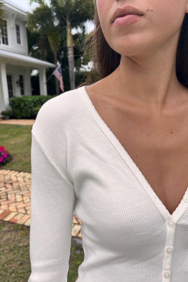 Paige Ruffle Long Sleeve Top