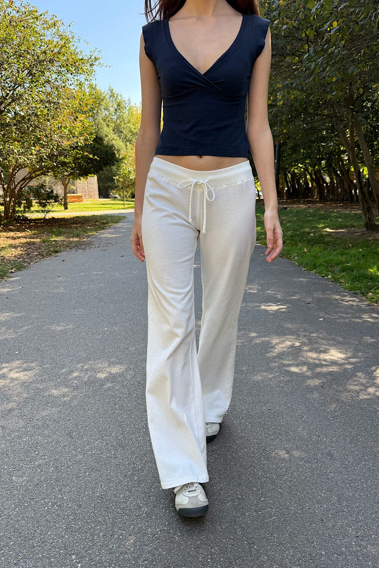 Hilary Yoga Pants | White / XS/S