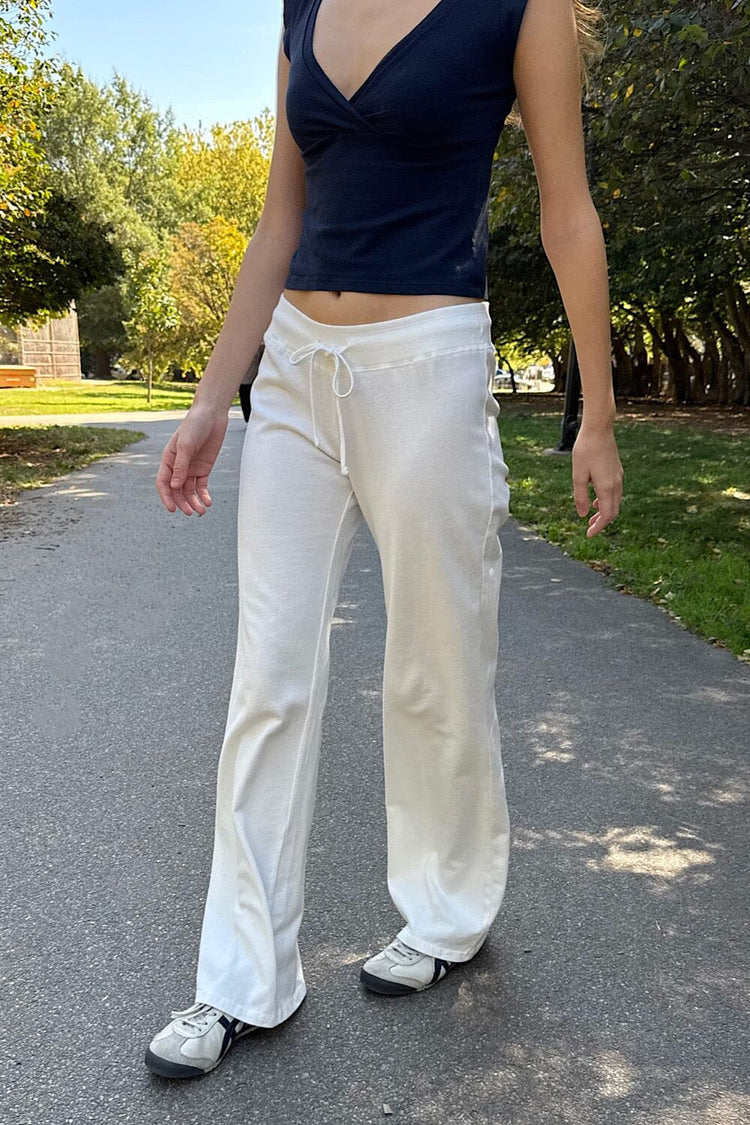 Hilary Yoga Pants | White / XS/S