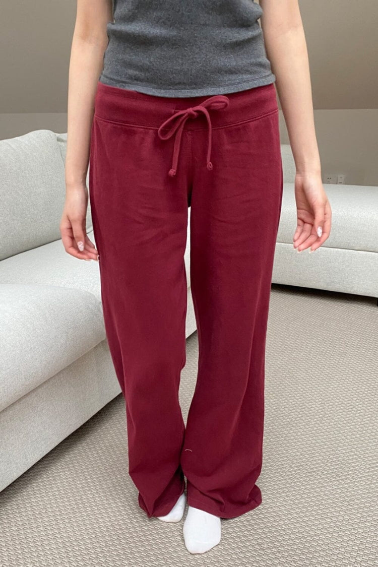 Hilary Yoga Pants | Burgundy / XS/S