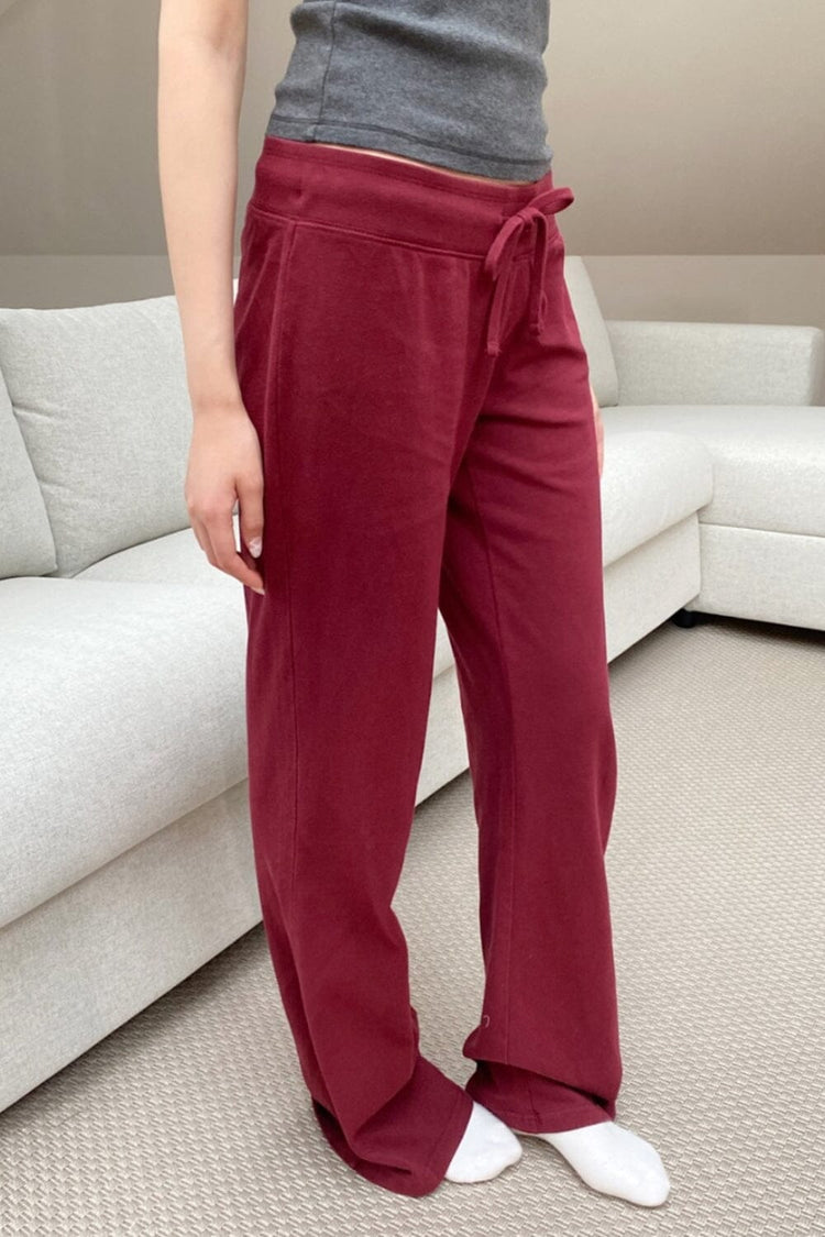 Hilary Yoga Pants | Burgundy / XS/S