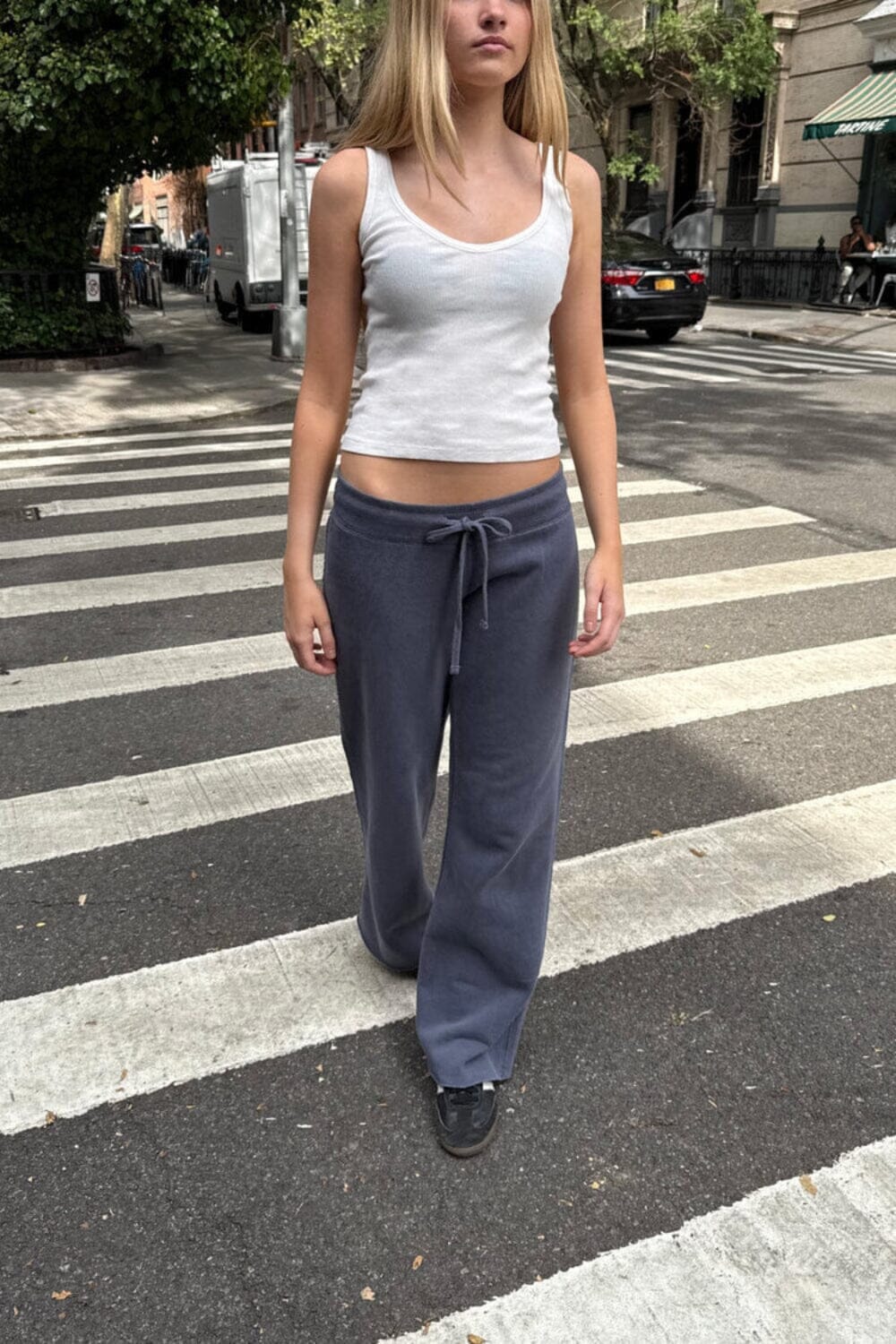 Hilary Soft Yoga Pants | Faded Navy Blue / XS/S