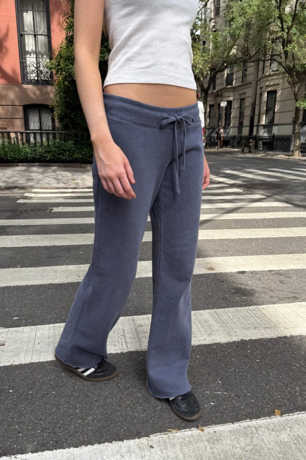 Hilary Soft Yoga Pants | Faded Navy Blue / XS/S