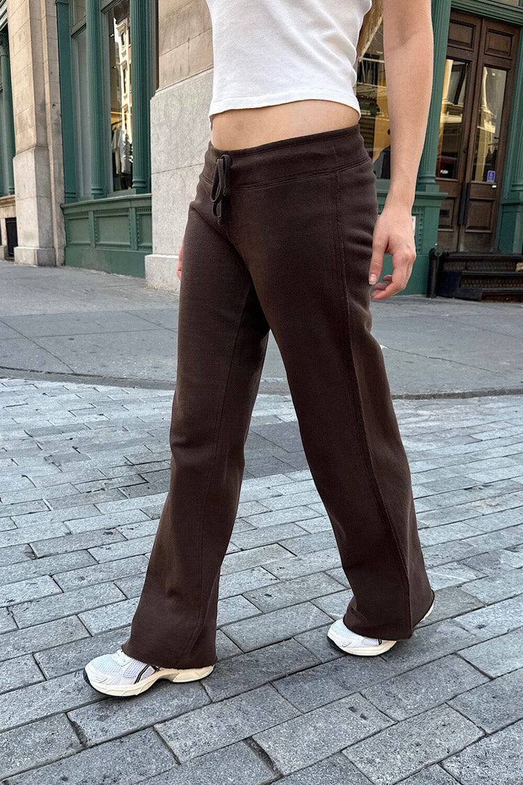 Hilary Soft Yoga Pants | Heather Brown / XS/S