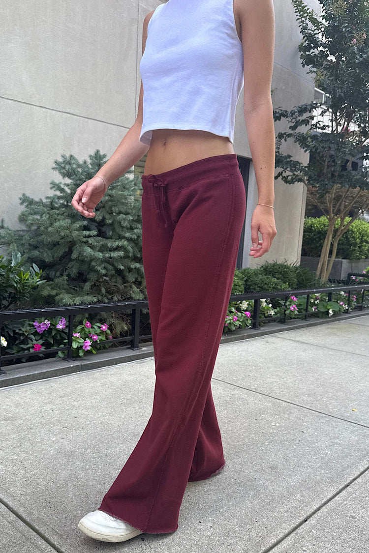 Hilary Yoga Pants | Burgundy / XS/S