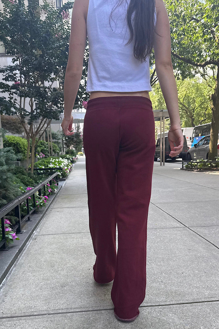 Hilary Yoga Pants | Burgundy / XS/S