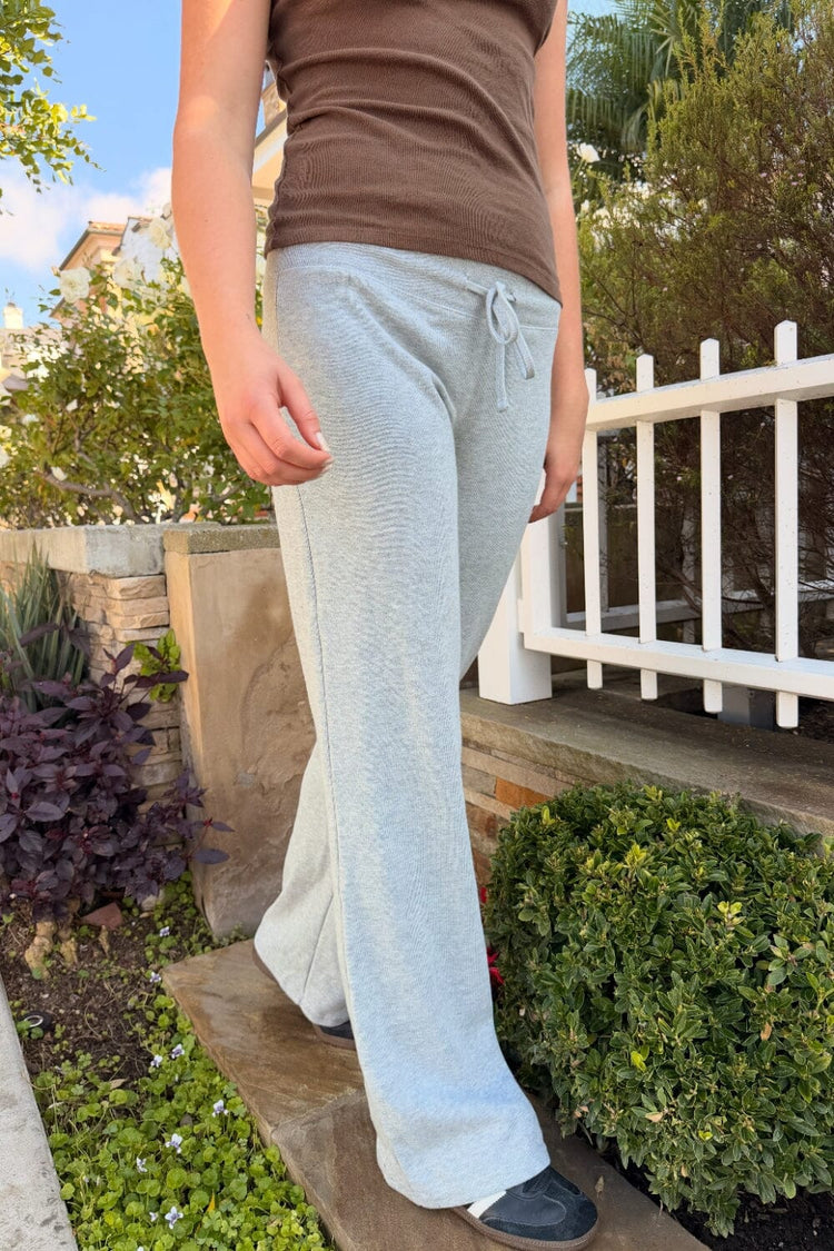 Hilary Pants | Light Heather Grey / S