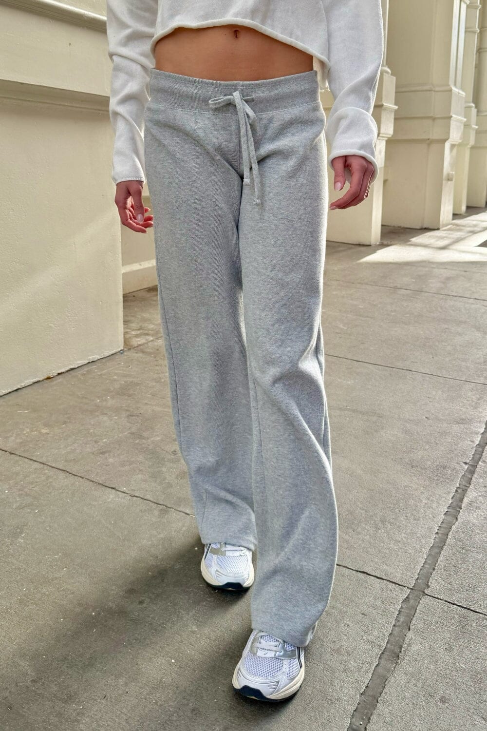 Hilary Pants | Light Heather Grey / S