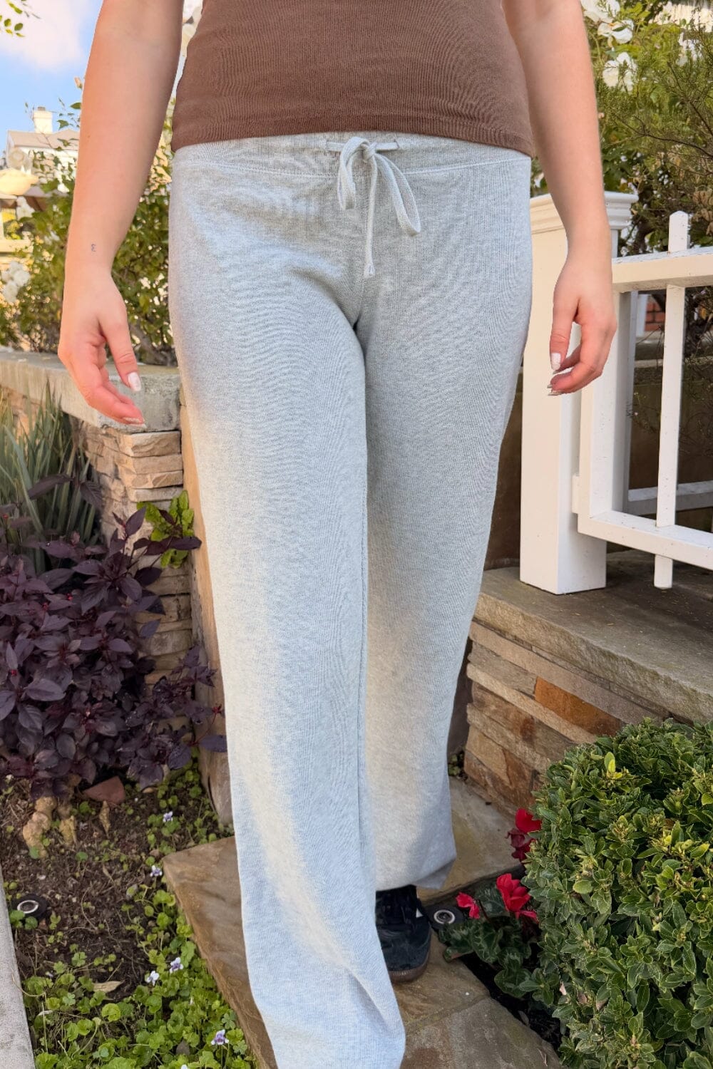 Hilary Pants | Light Heather Grey / S
