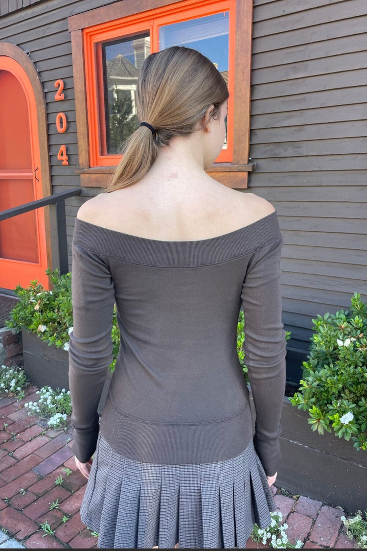 Ginny Top | Mocha / XS/S