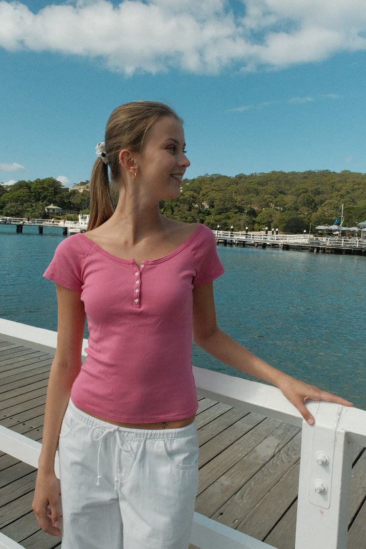 Zelly Top | Fuchsia / XS/S