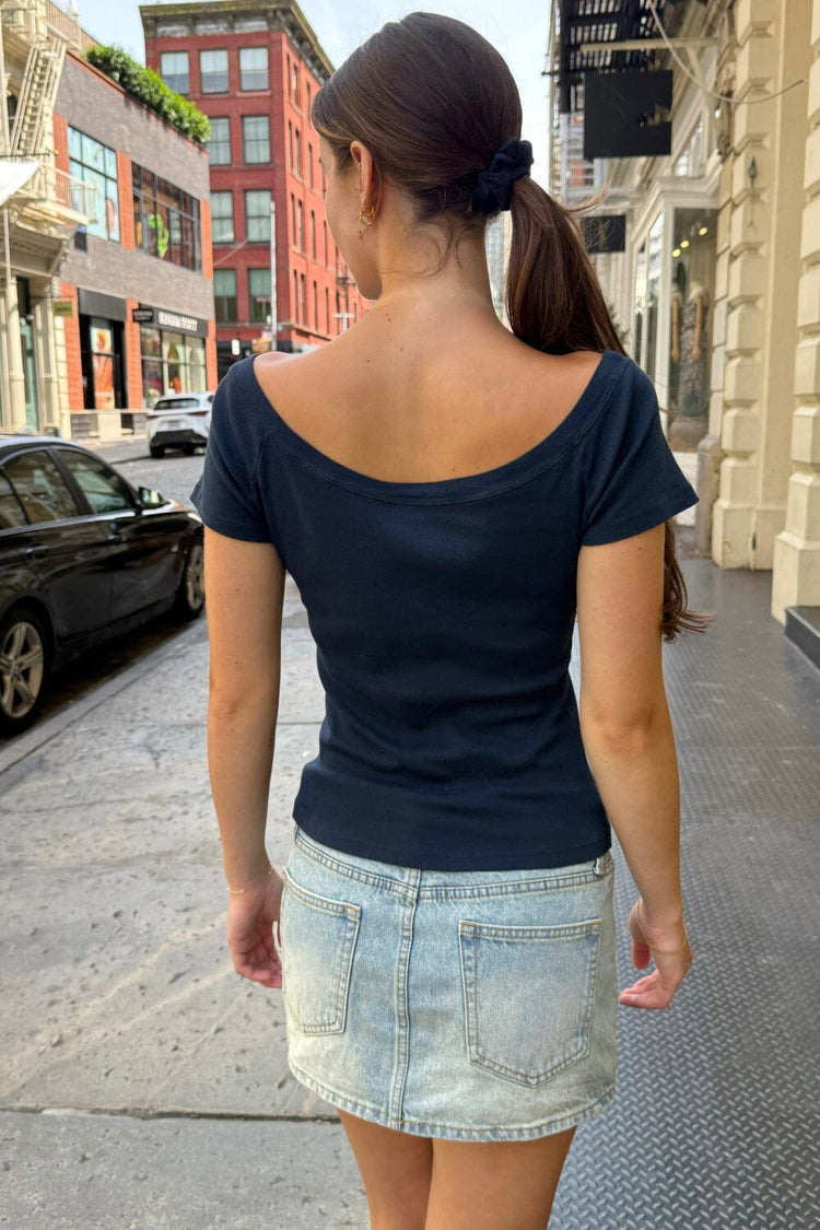 Ginny Top | Navy / XS/S