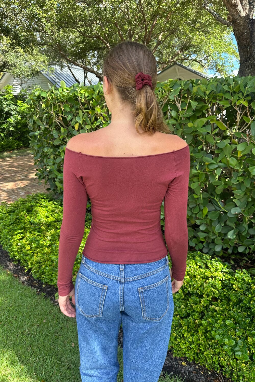 Bonnie Top | Burgundy / S