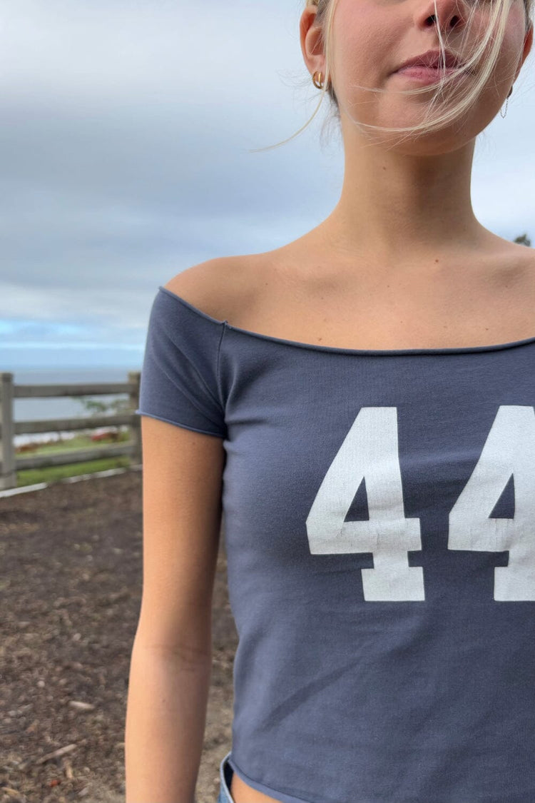 Bonnie 44 Top | Faded Blue / XS/S