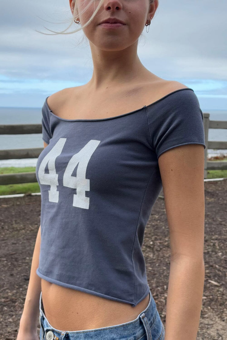 Bonnie 44 Top | Faded Blue / XS/S