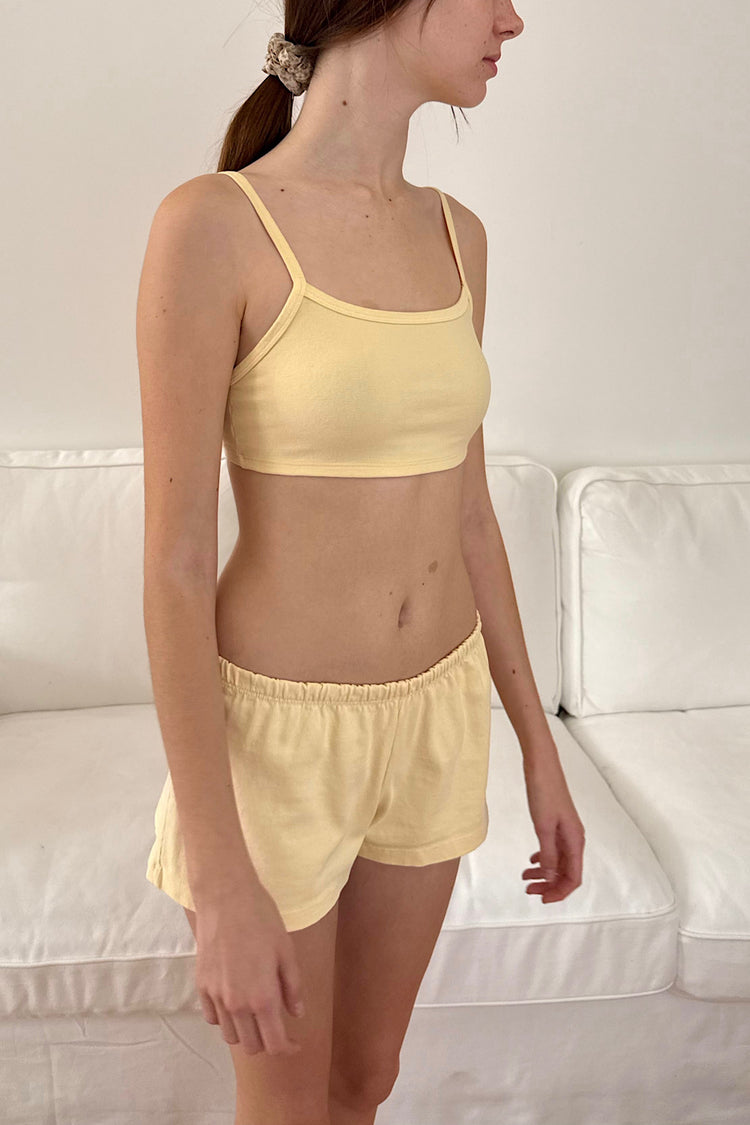Isla Tank Top | Pastel Yellow / XS/S