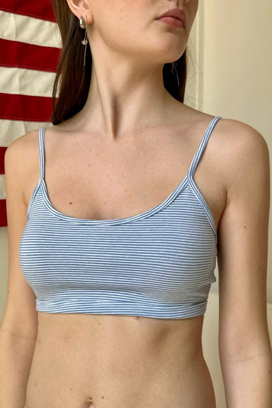 Light Blue and White Stripes