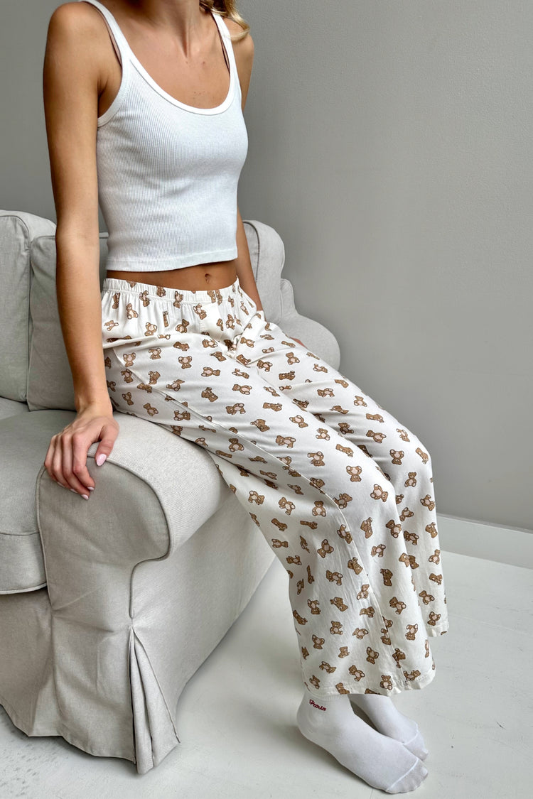 Kiera Teddy Bear Pants | teddy / XS/S