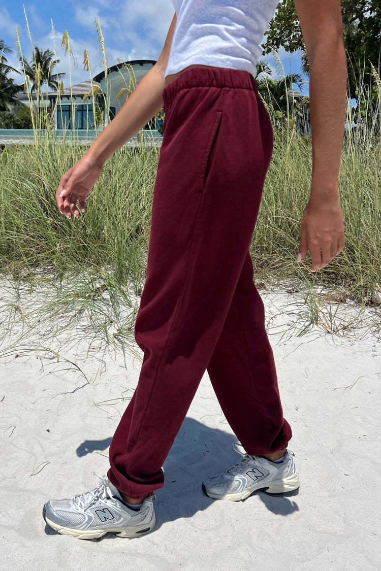 Rosa Sweatpants | Burgundy