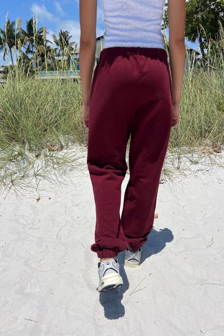 Rosa Sweatpants | Burgundy