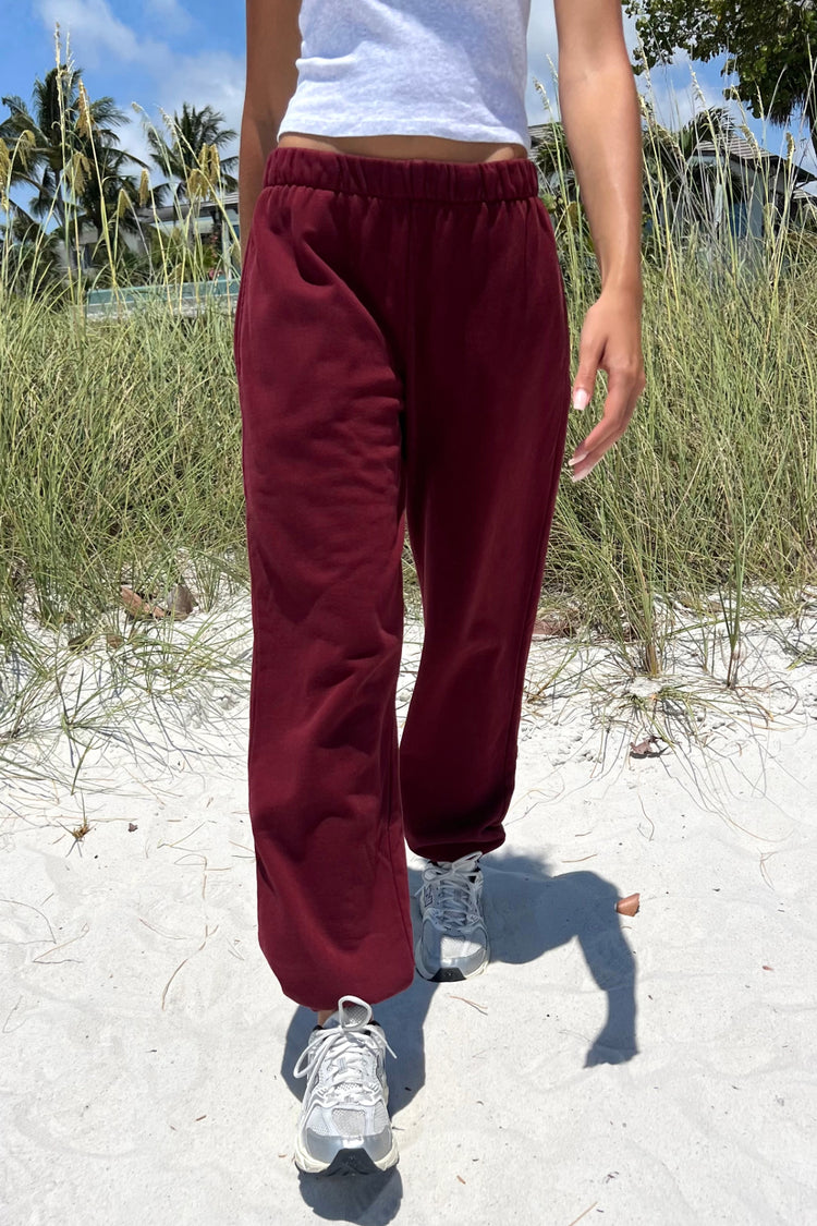 Rosa Sweatpants | Burgundy