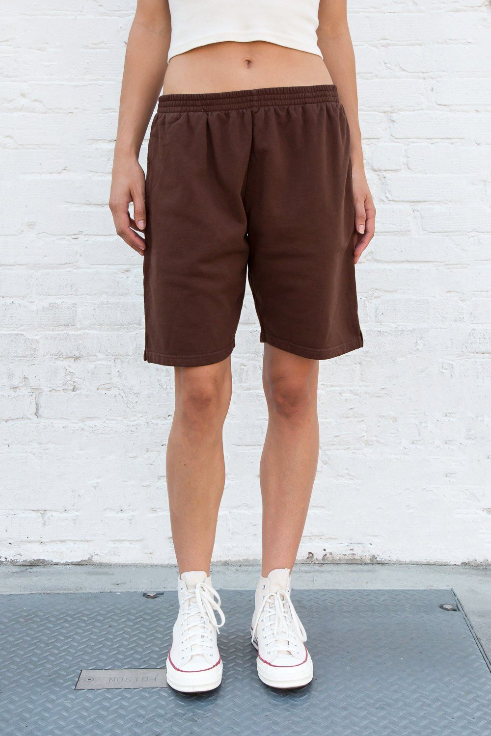Rosa Sweatshorts | Brown