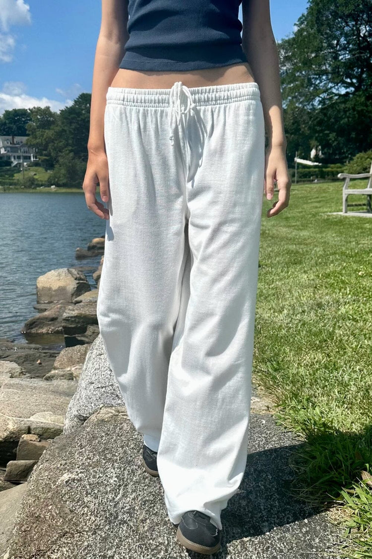 Anastasia Sweatpants | White