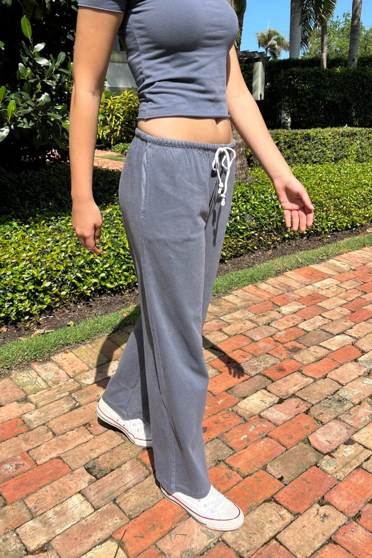 Autumn Tie Sweatpants | Faded Navy Blue / XS/S