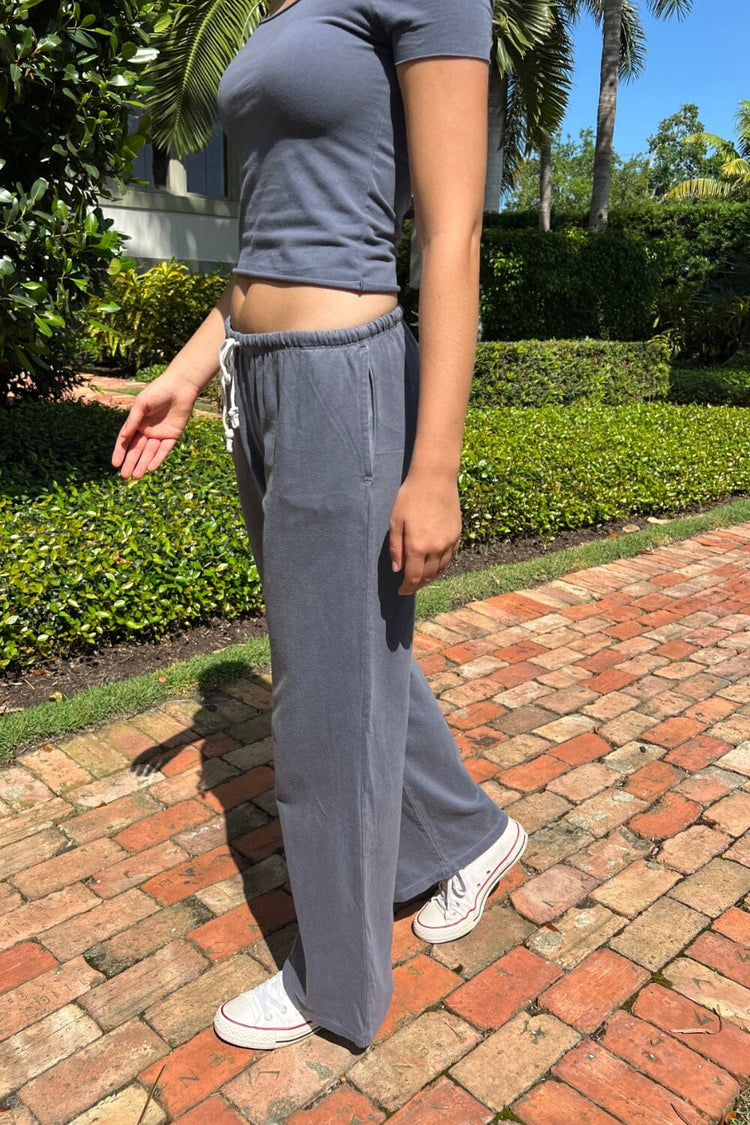 Autumn Tie Sweatpants | Faded Navy Blue / XS/S
